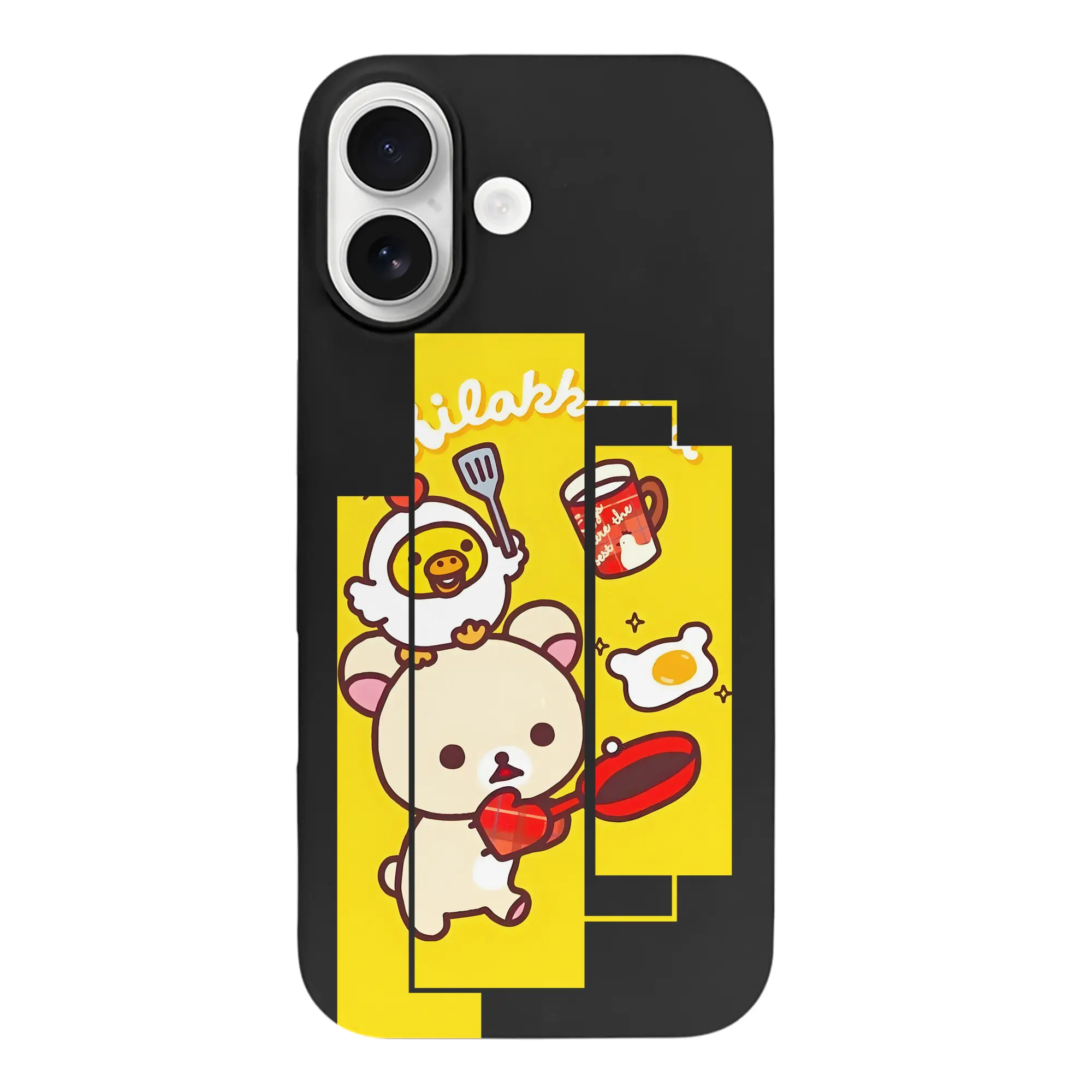 リラックマ (Rilakkuma) グッズ コリラックマ (Korirakkuma) - iPhone 17 シリーズ シリコンケース 薄型 耐衝撃 指紋防止 ソフトタッチカバー 精密フィット 傷防止 保護ケース iPhone 17/17 Air/17 Pro/17 Pro Max 対応